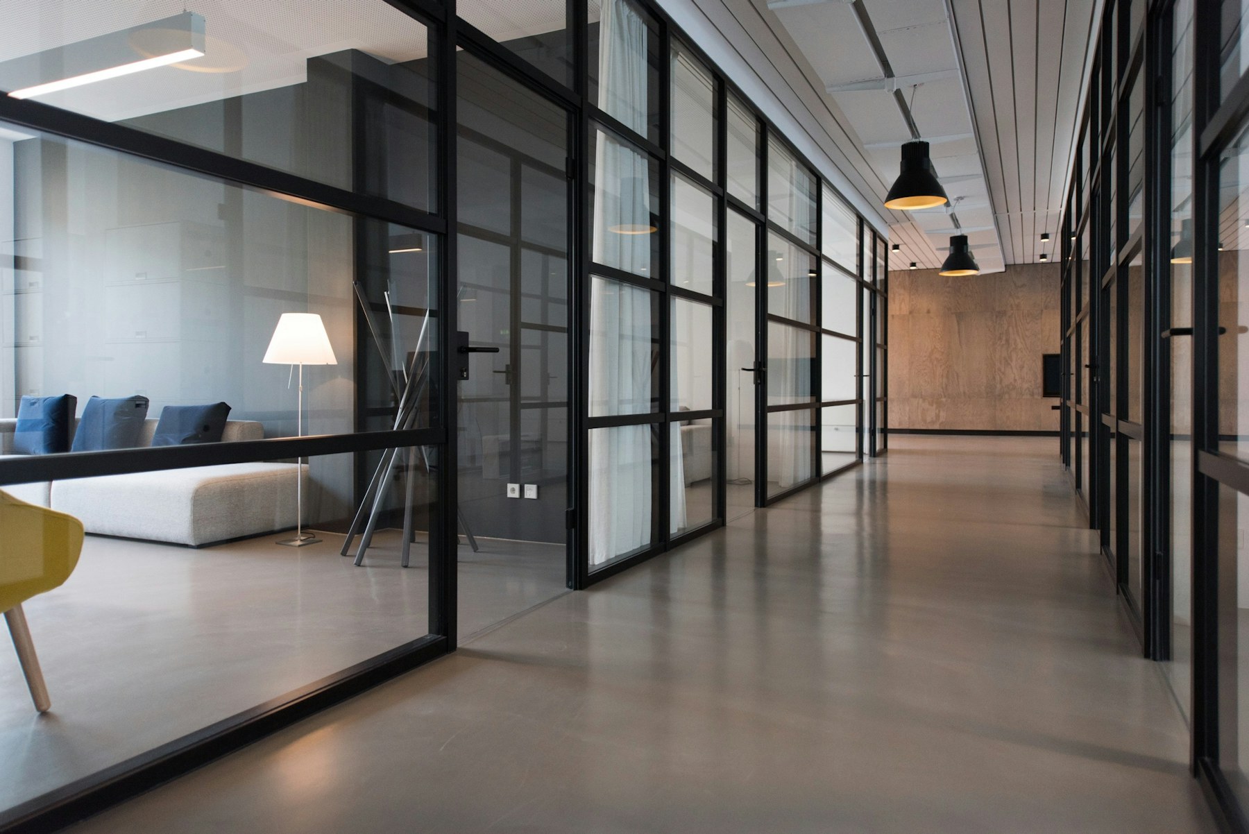 A bright workspace ready for people to work together